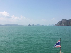 From our boat in Phang Nga Hong, Thailand