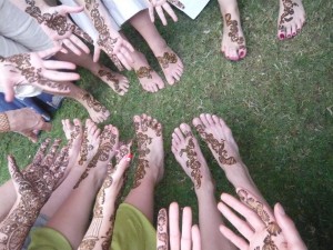 Henna Feet