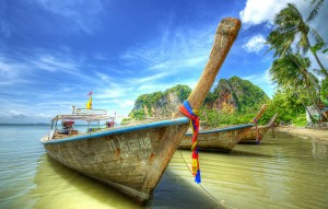 Traditional Boat in Krabi, Thailand