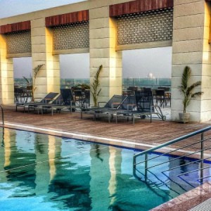 View of the Taj Mahal from the Four Points by Sheraton in Agra