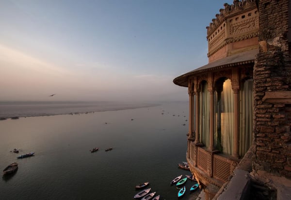 Travel consultants can offer more boutique and heritage properties, like this palace in Varanasi, India
