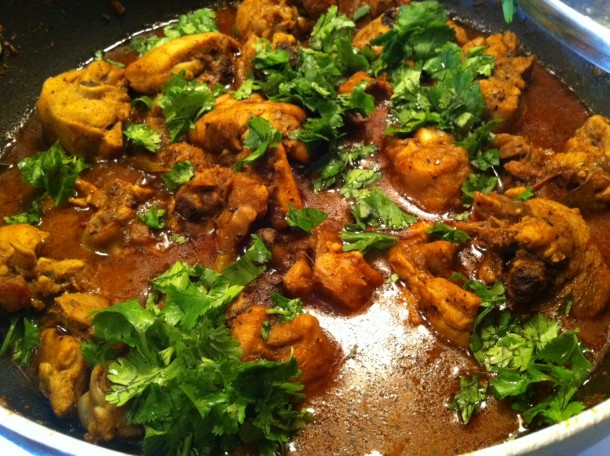 Chettinad Chicken from the Chettinad region of South India