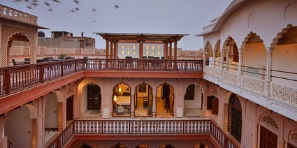 Courtyard View of Haveli Dharampura in Old Delhi