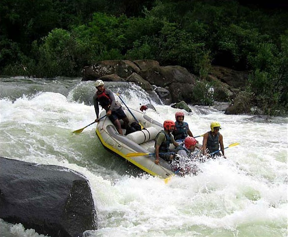 Rafting in Goa during monsoon season