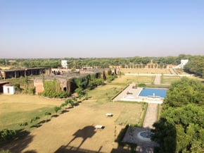 View of the Talabgaon Grounds from the Terrace