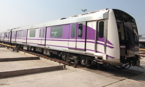 The new purple MRT line in Bangkok