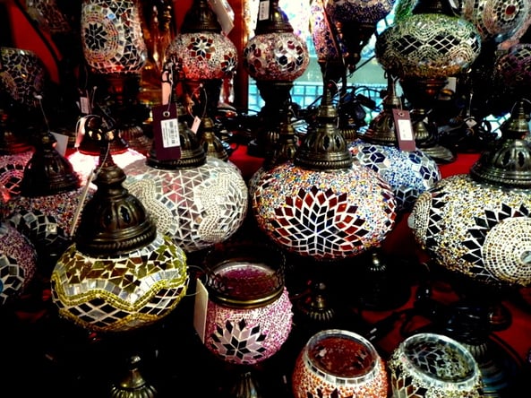 Lamps in a Sharjah Souk