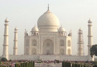 Taj Mahal Cleaning and Restoration in Agra, India