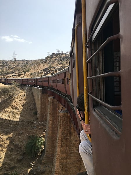 Rural Train at Devshree