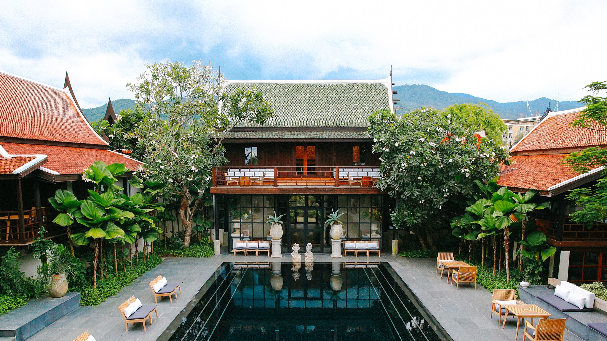 Exterior Poolside at Villa Mahabhirom, Chiang Mai