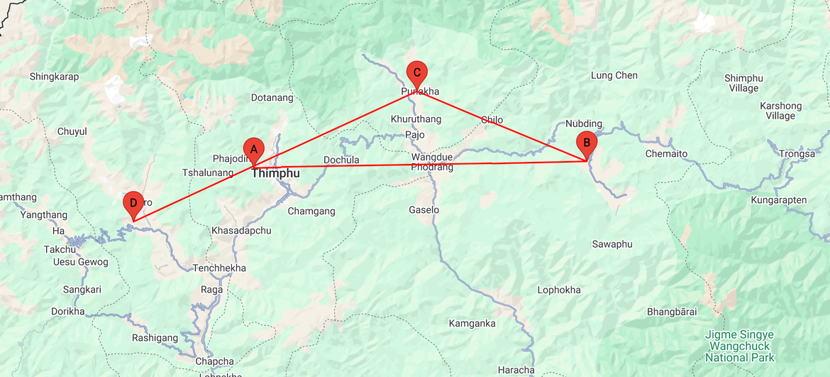 Legacy of Bhutan Map-1-1