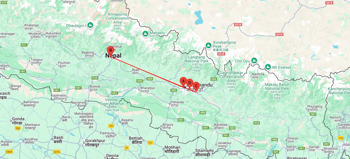 Legends of Nepal Map-1-1