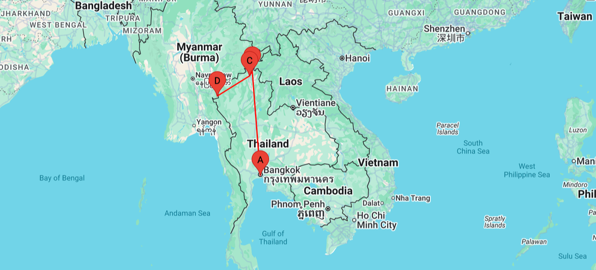 Thailand Express Map-1-1