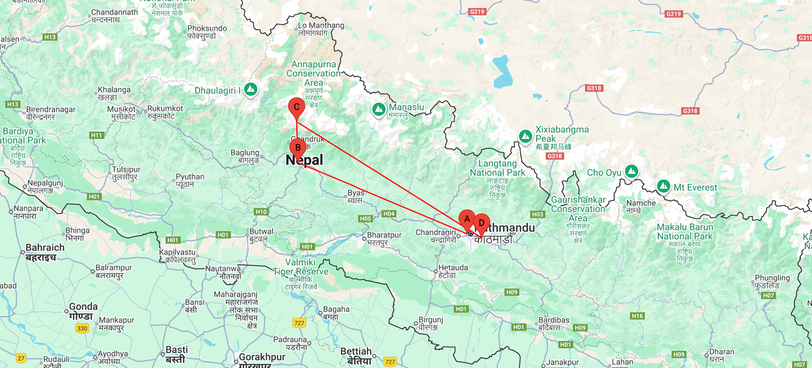 The Tea House Trail Map-1-1